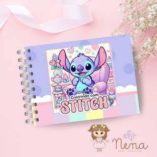 Livro de colorir Stitch em Oferta na Shopee