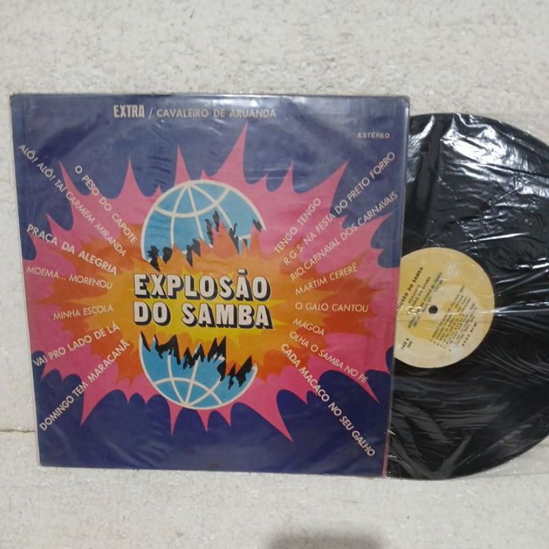 lp conjunto explosão do samba - o peso do capote - disco de vinil