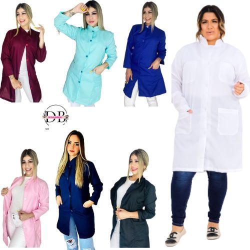 Jalecos Hospital Manga Longa Unissex 39