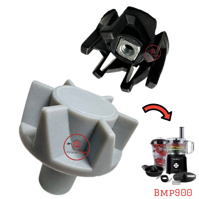 Kit Arrastador do Motor Original e Arraste do Copo para Multiprocessador Britania BMP900