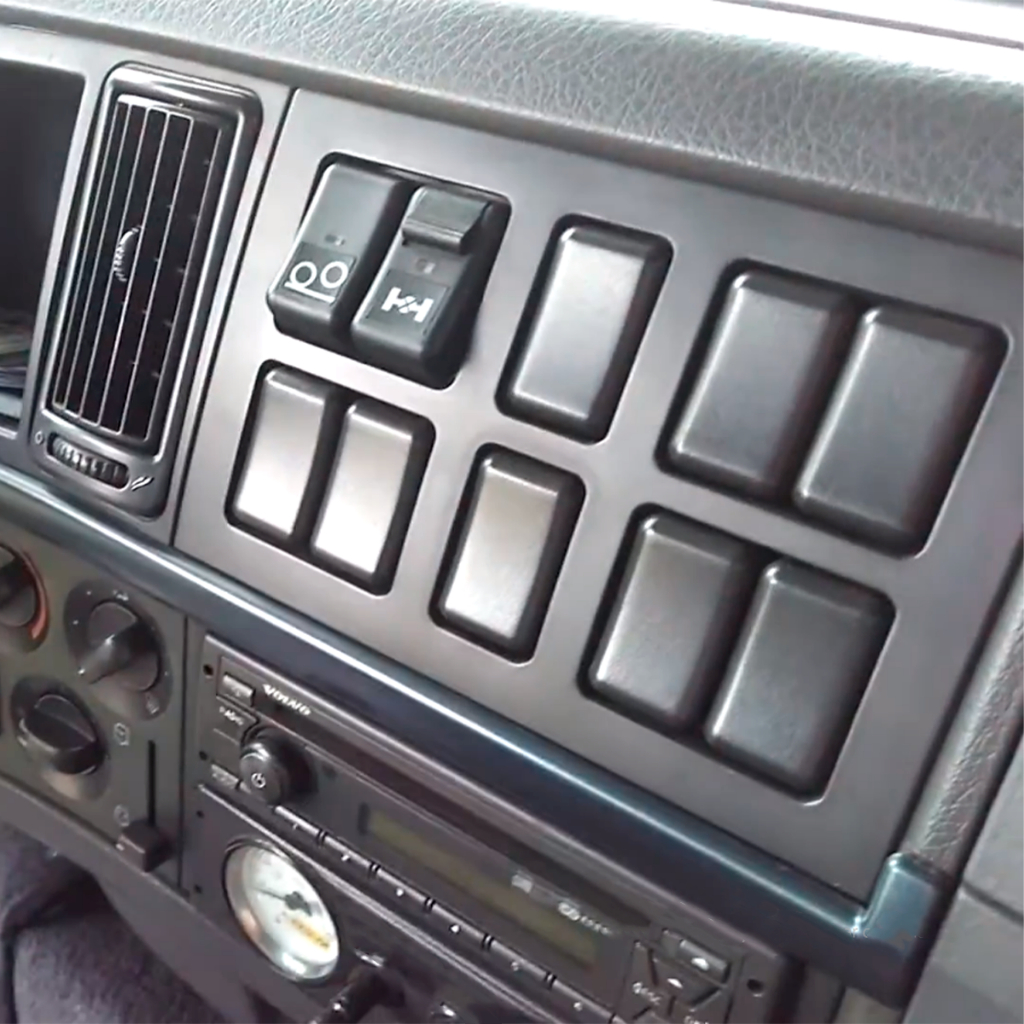 Tampa Cega Tecla Painel Compatível Volvo Fh Fm Nh 1998 Até 2014 · foto 2