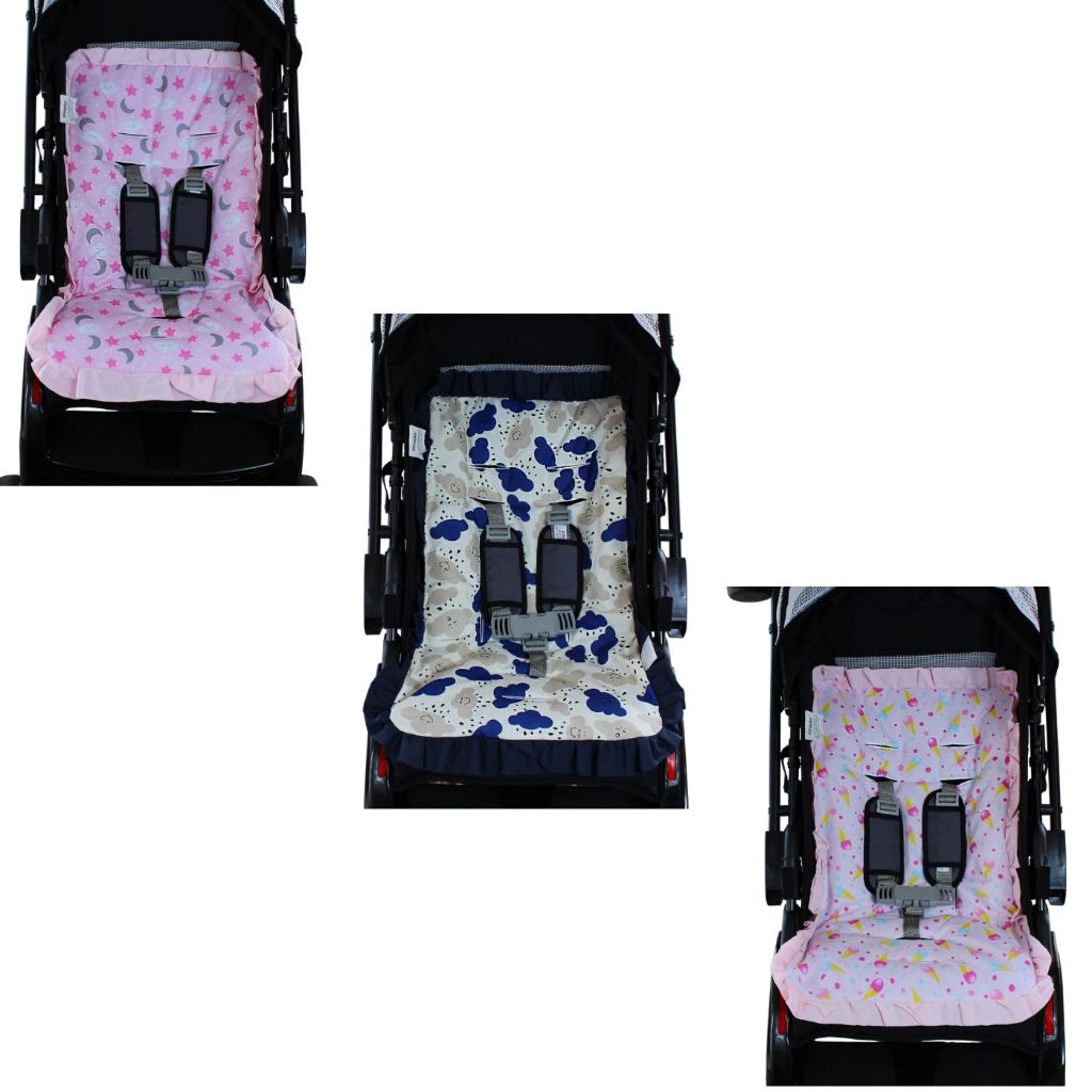 Capa Para Carrinho MT Acolchoado Macio Menino Menina