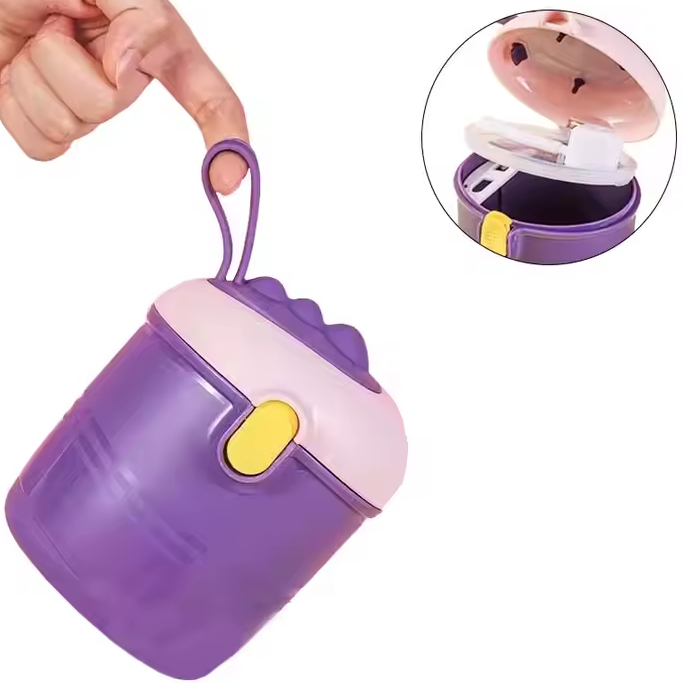Porta Leite Em Pó / Alimentos 440ml - Plástico Cirúrgico Importado - Alça Silicone  - Livre de BPA em Oferta na Shopee