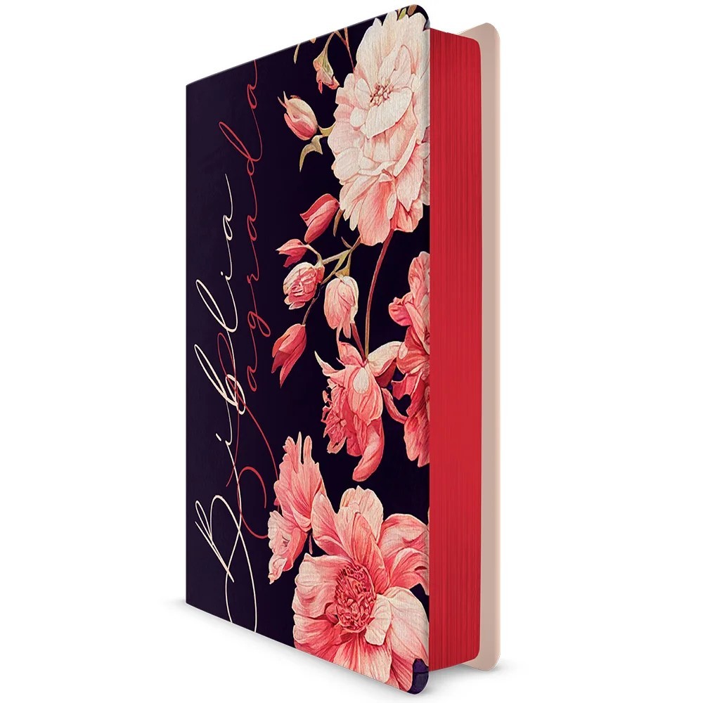 Bíblia Sagrada - NTLH - YouVersion - Capa Dura Jardim de Peônias em Oferta na Shopee