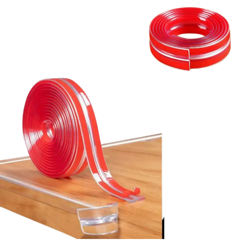 Protetor de Berço Silicone Autoadesivo Móveis Quinas Bordas