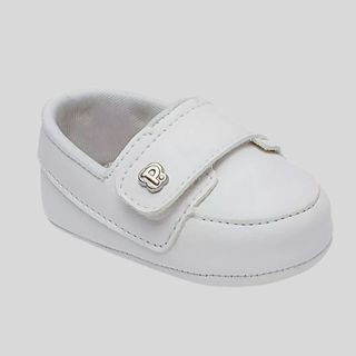 Mocassim Infantil Fase 1 Branco - Pimpolho em Oferta na Shopee