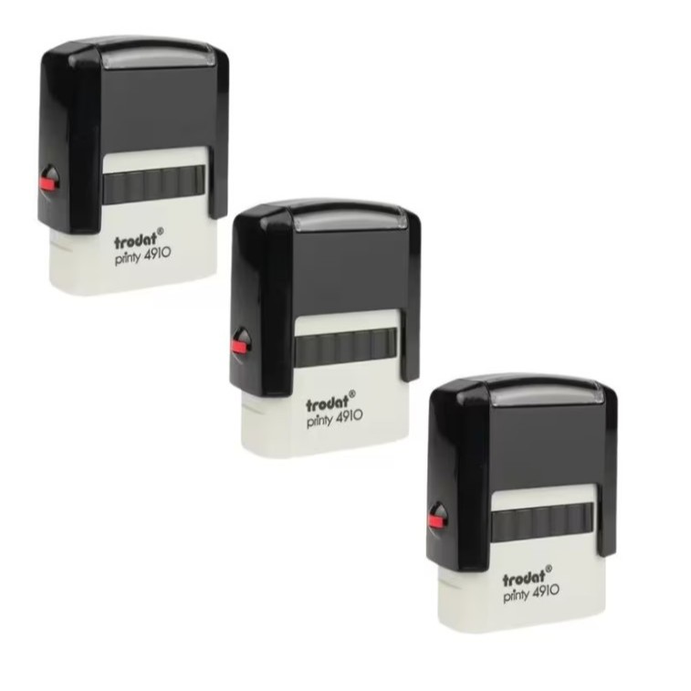 CARIMBO PERSONALIZADO 4910 P02 - MEDIDAS 26mm x 9mm - TRODAT