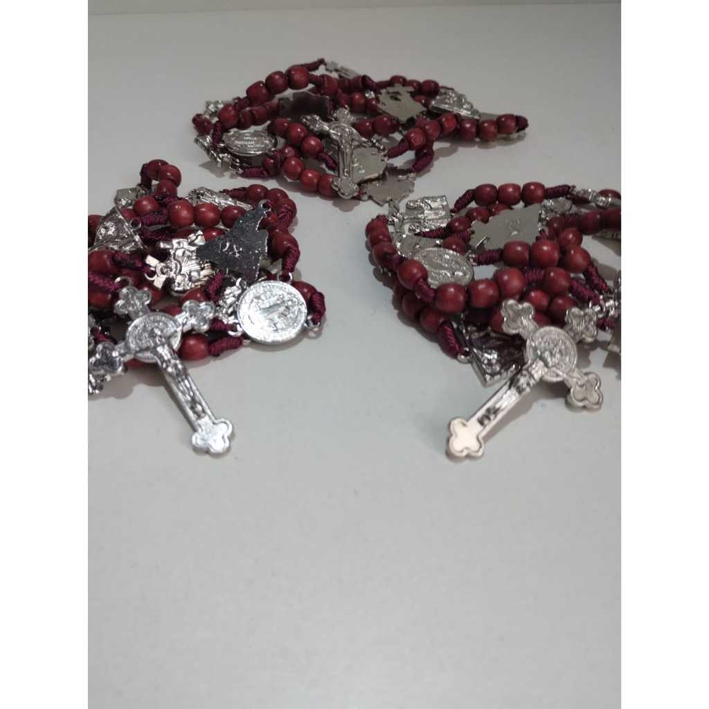 TERÇO VIA SACRA COM JESUS NA ALEGRIA E NA DOR em Oferta na Shopee