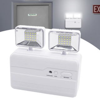 Luminária De Emergência Bivolt 2 Faróis 40leds Bateria Recarregável