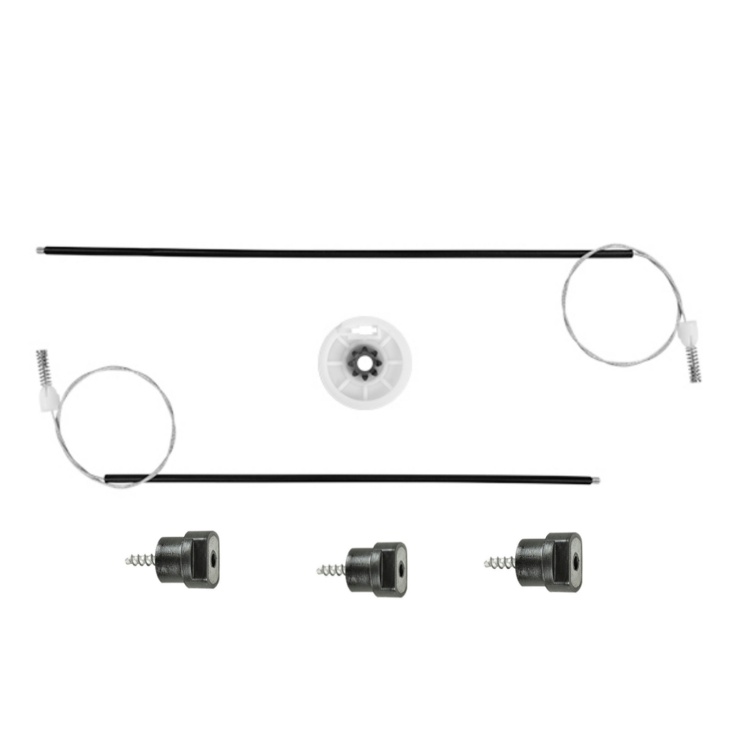 Kit Reparo Máquina Vidro Elétrico Fox P. Dianteira 2 portas C/3 Coxim Do Motor.  085/3 20076