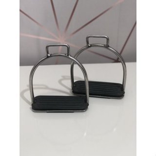 estribo inox com borracha antiderrapante para selas arreios cavalos menos preço promoção da fábrica em Oferta na Shopee