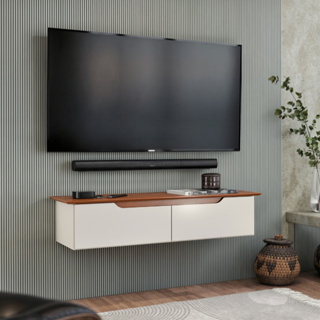 Rack Sala de Estar Suspenso Prateleira Suspensa Quarto Sala em Oferta na Shopee