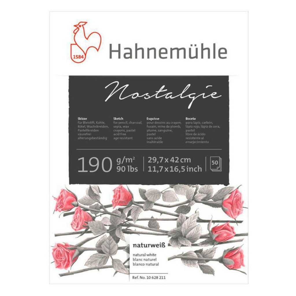 Bloco Desenho Nostalgie 190g Hahnemuhle