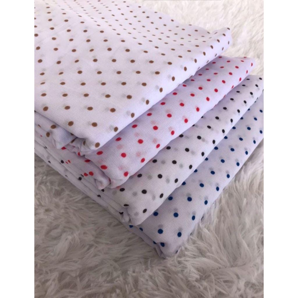 Lençol De Bolinha Casal s/ Elástico Algodão