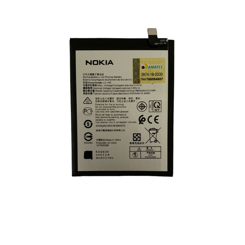 Ba-teria Modelo Lc-440 Para Nokia 5.3 TA-1234 Pronta Entrega