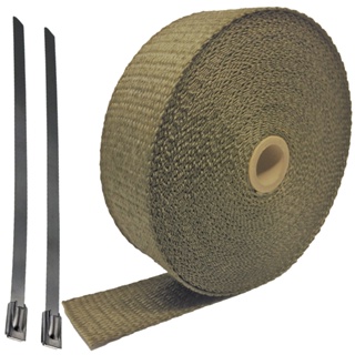 Fita Térmica, Titanium Termotape 03 Metros + 02 abraçadeira Zip Tie em Oferta na Shopee