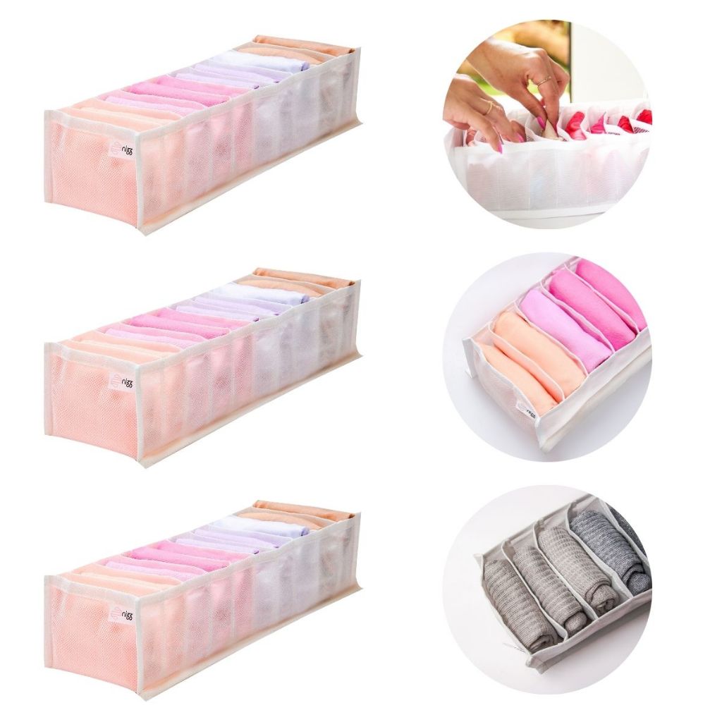 Kit 3 colmeias organizadoras para calcinhas meias colmeia organizadora bebe