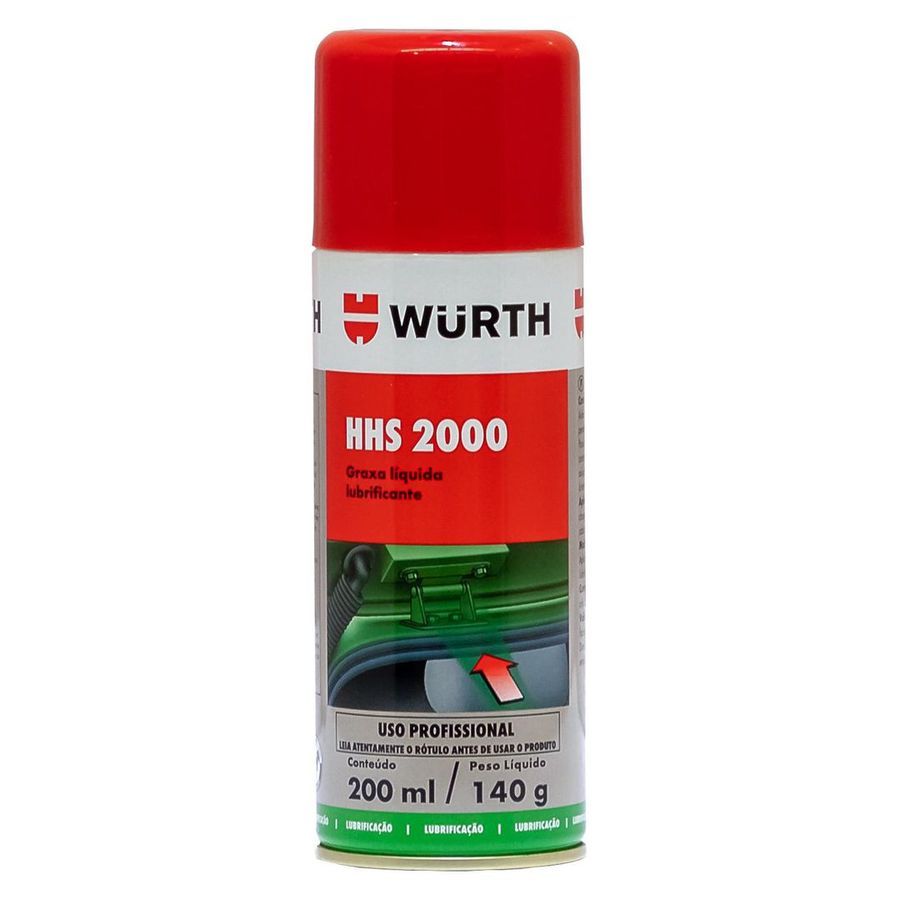 Graxa Liquida para Portão Rolamento Trilho HHS2000 Wurth em Oferta na Shopee