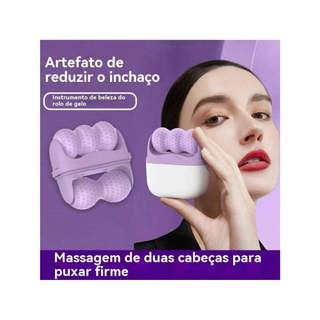 Rolo De Gelo 2 Em 1 Massageador Facial E Corporal Cuidados Com a Pele