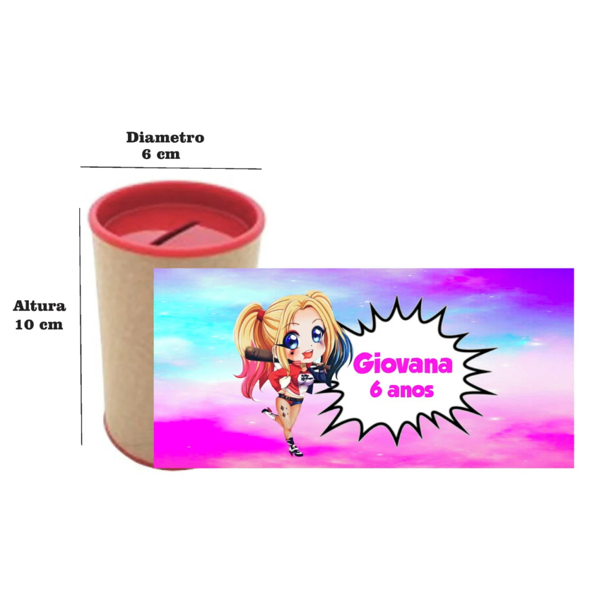 RÓTULO ADESIVO - ETIQUETA PARA COFRINHO 10X6 PERSONALIZADO -  MAIS DE 500 TEMAS