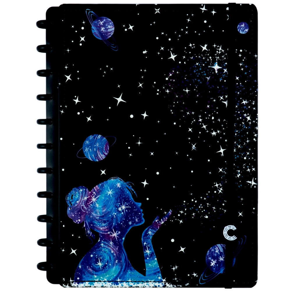 Caderno Inteligente, Grande, (215x280mm), By Gocase Poeira Das Estrelas, 80 Folhas - Stationery