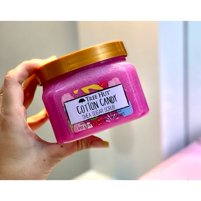 Esfoliante de Açúcar de Karité, Algodão Doce, 510 g Tree Hut