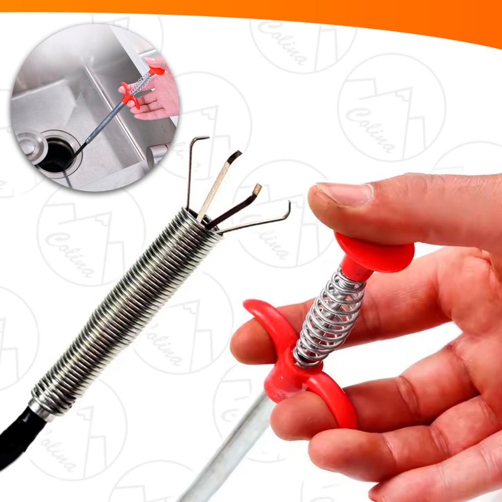 Desentupidor De Ralos Multiuso Manual Com Garras Aço Inox Pegador De Objetos