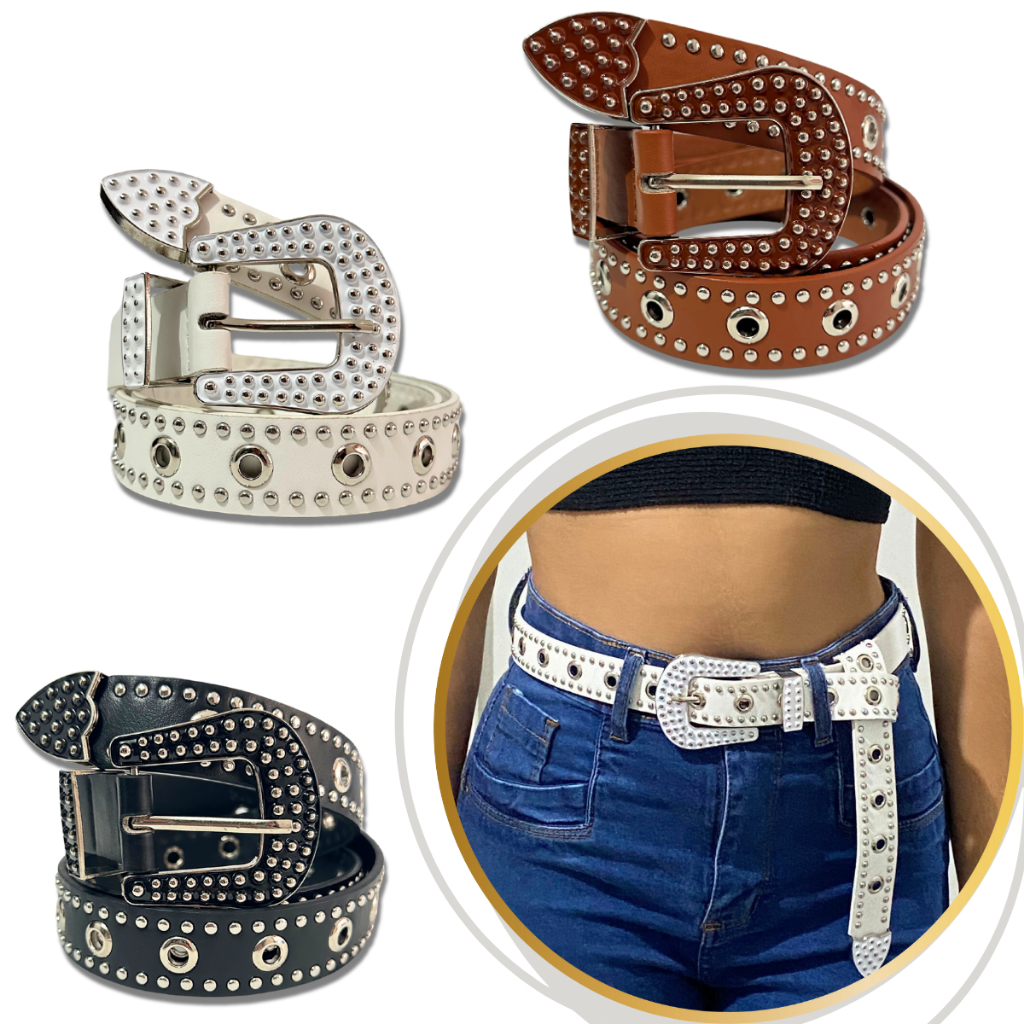 Cinto Feminino Country Boiadeira Com Fivela Rodeio Festa de Peão em Oferta na Shopee