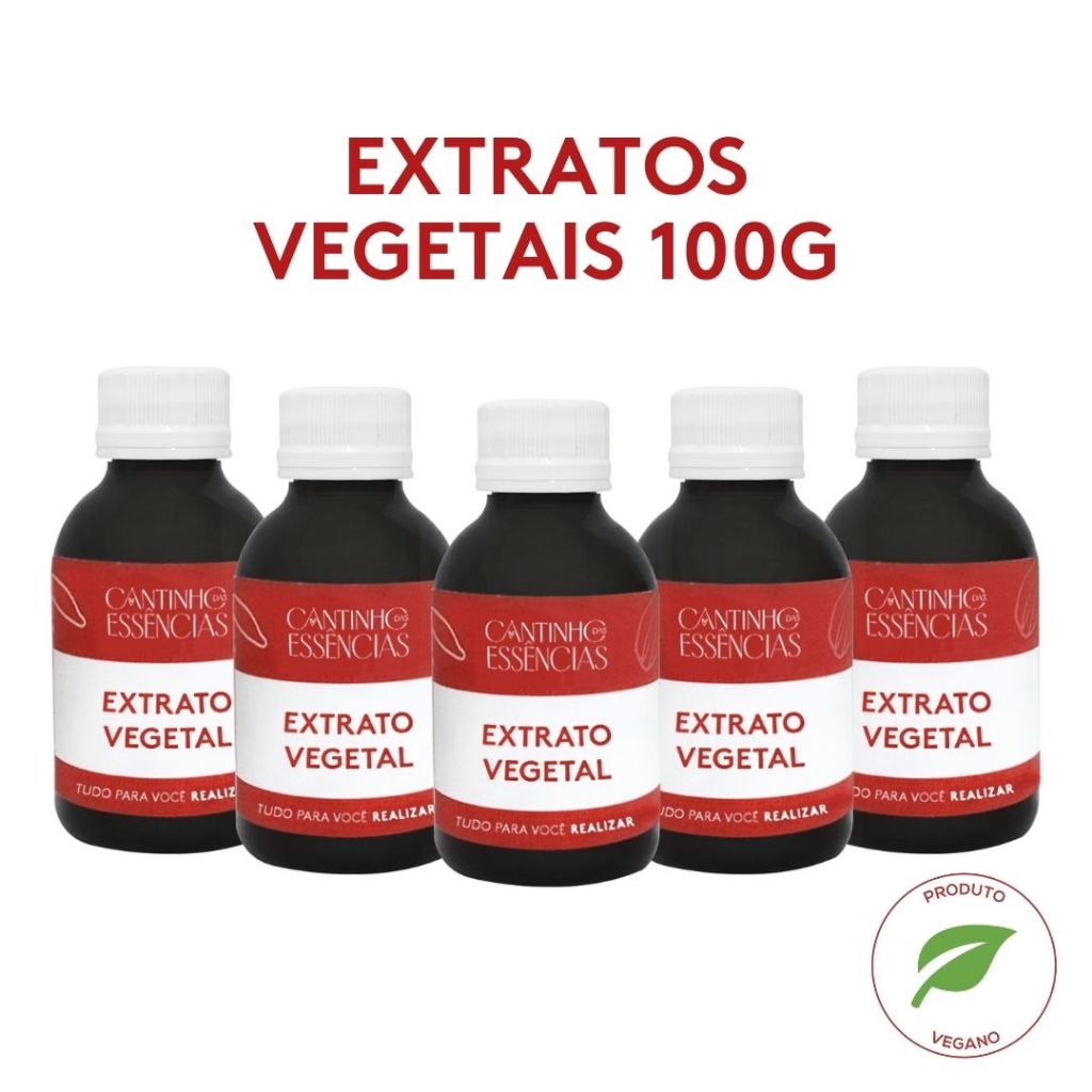 Extratos Glicólicos Vegetais - 100g. Para cremes, sabonetes e cosméticos em geral. em Oferta na Shopee