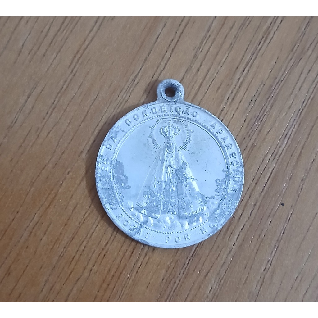 Antiga Medalha Nossa Senhora da Conceição Aparecida Pio XII