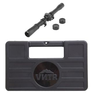 Case/Maleta Rígida para Pistola - VNTR + Luneta 4x20 em Oferta na Shopee