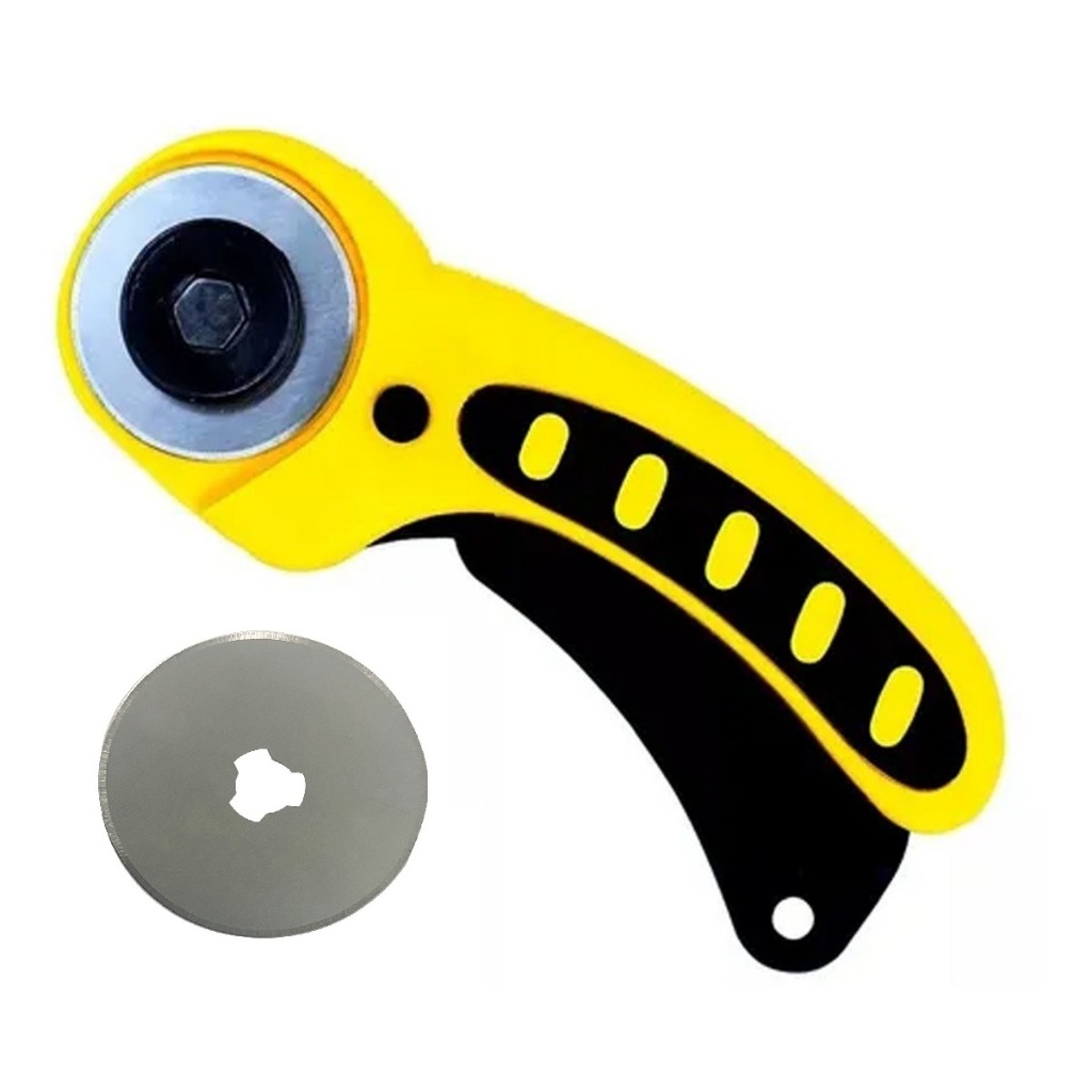 Cortador Rotativo Circular Lanmax 45mm + 1 Lâmina Extra – Precisão e Conforto para seus Projetos