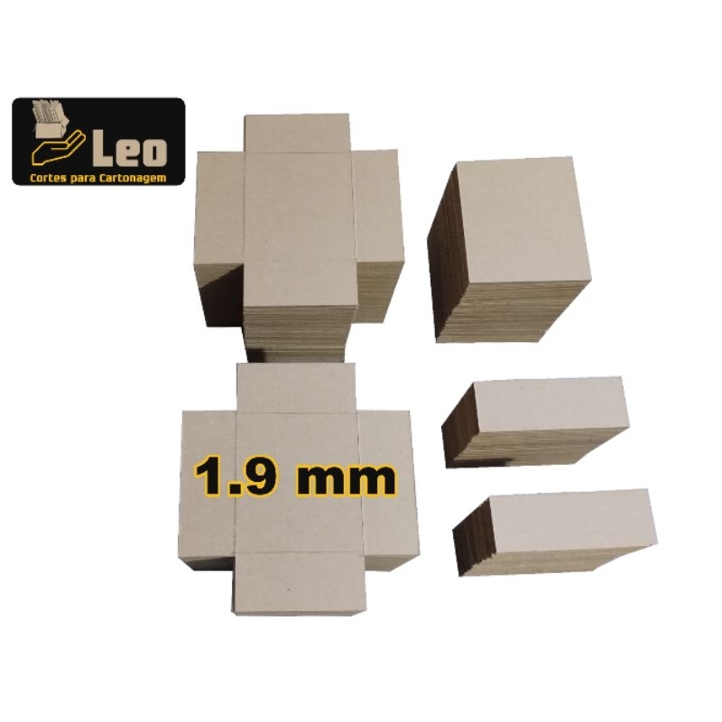 Kit de Recortes Papelão para montagem de 50 Caixas Tampa de Livro 8x8x5cm (Ideal para bem casado)
