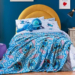 Manta Casal Padrão Disney Carros Mickey Minnie Homem Aranha Vingadores Stitch Antialérgica