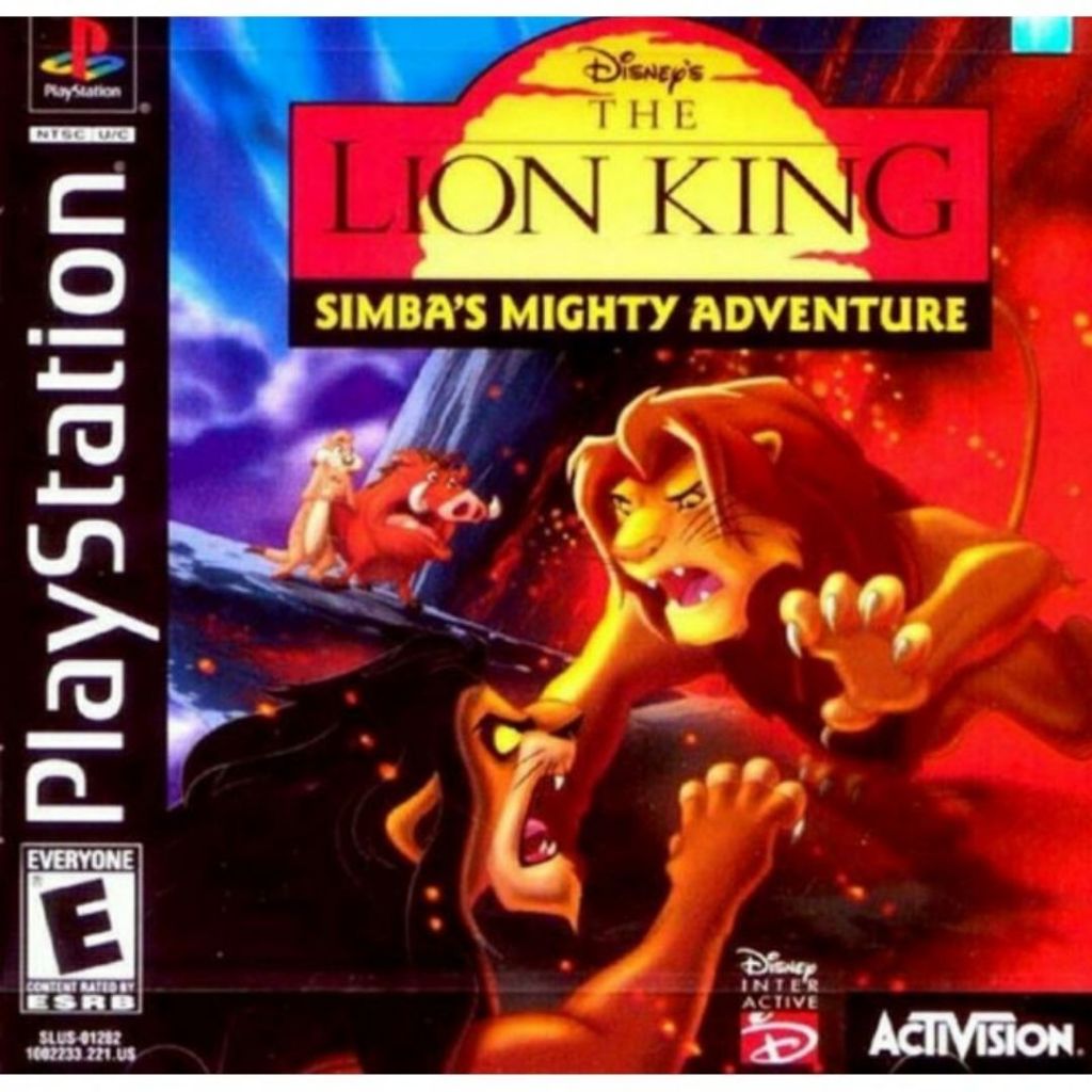 Jogo The Lion King - Simbas Mighty Adventure PS1 One Playstation 1 Mídia De Alatissíma Qulidade UP!