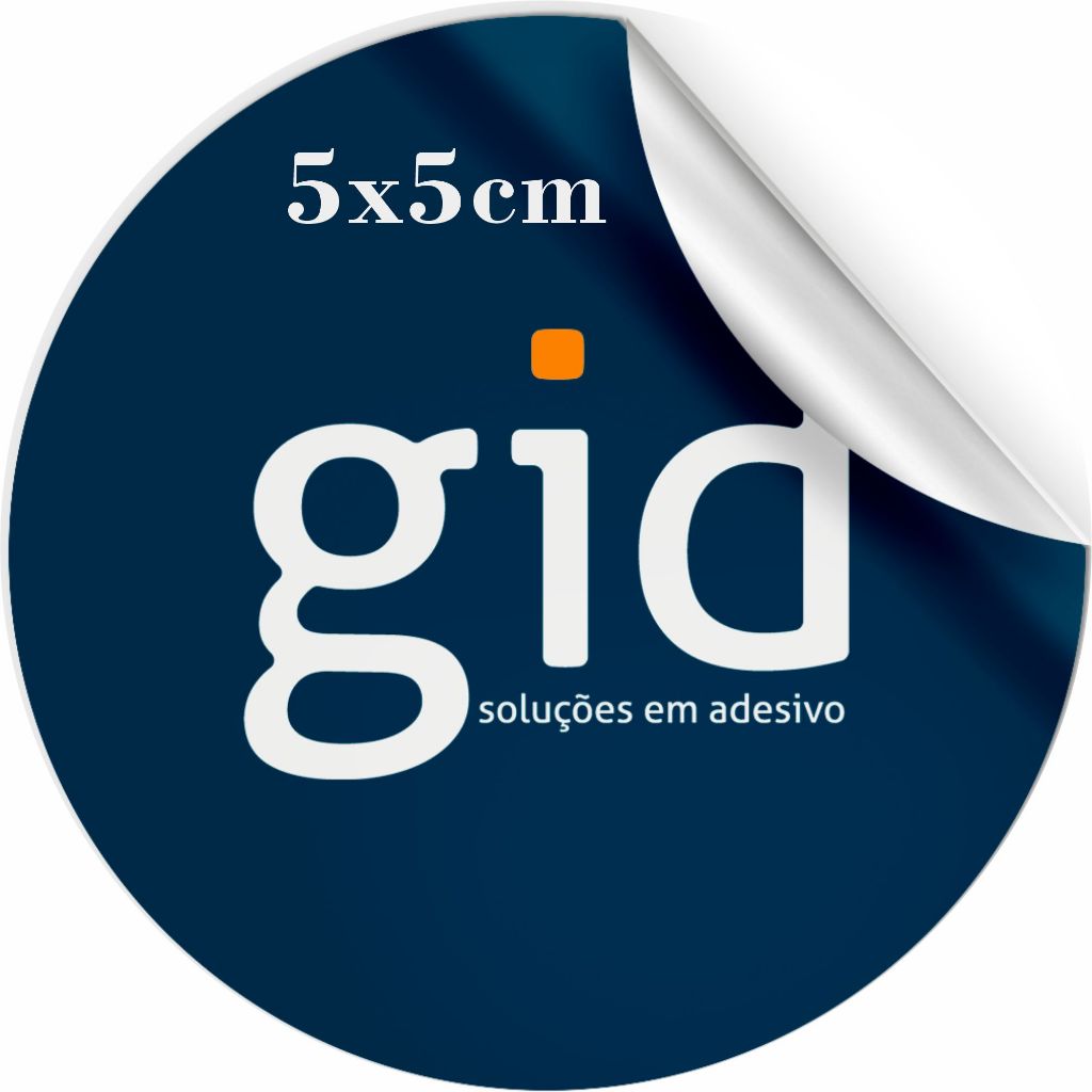 Adesivos Sua Logo Em Vinil Fosco Personalizadas Quadrado / Redondo / Recorte
