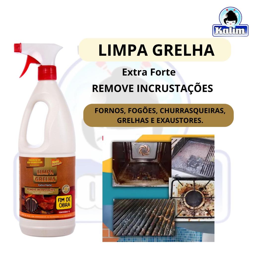 Limpa Grelha 1L Com Pulverizador - Fim De Obra em Oferta na Shopee