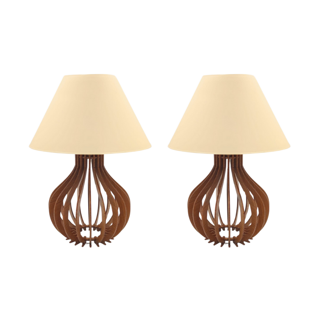 Kit 2 Abajur Quarto Luminária de Cabeceira Decoração Casa em Oferta na Shopee