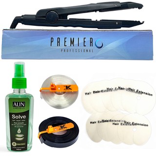Kit Pinça Para Aplicação De Mega Hair Ponta Curva + Removedor + 2 Fitas Queratinas + Separador 10 Un em Oferta na Shopee
