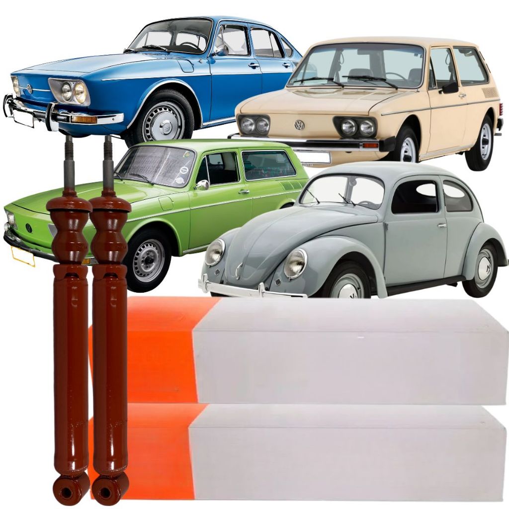 Par Amortecedor Dianteiro Cofap Volkswagen Fusca 1300 1996 Brasilia Variant Tl
