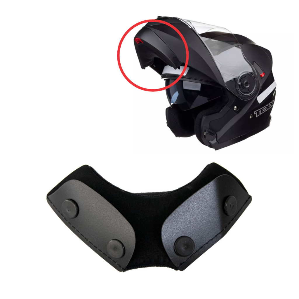 Kit de Reparo Queixeira Capacete Texx ModeloGladiator Botões e Travas em Oferta na Shopee