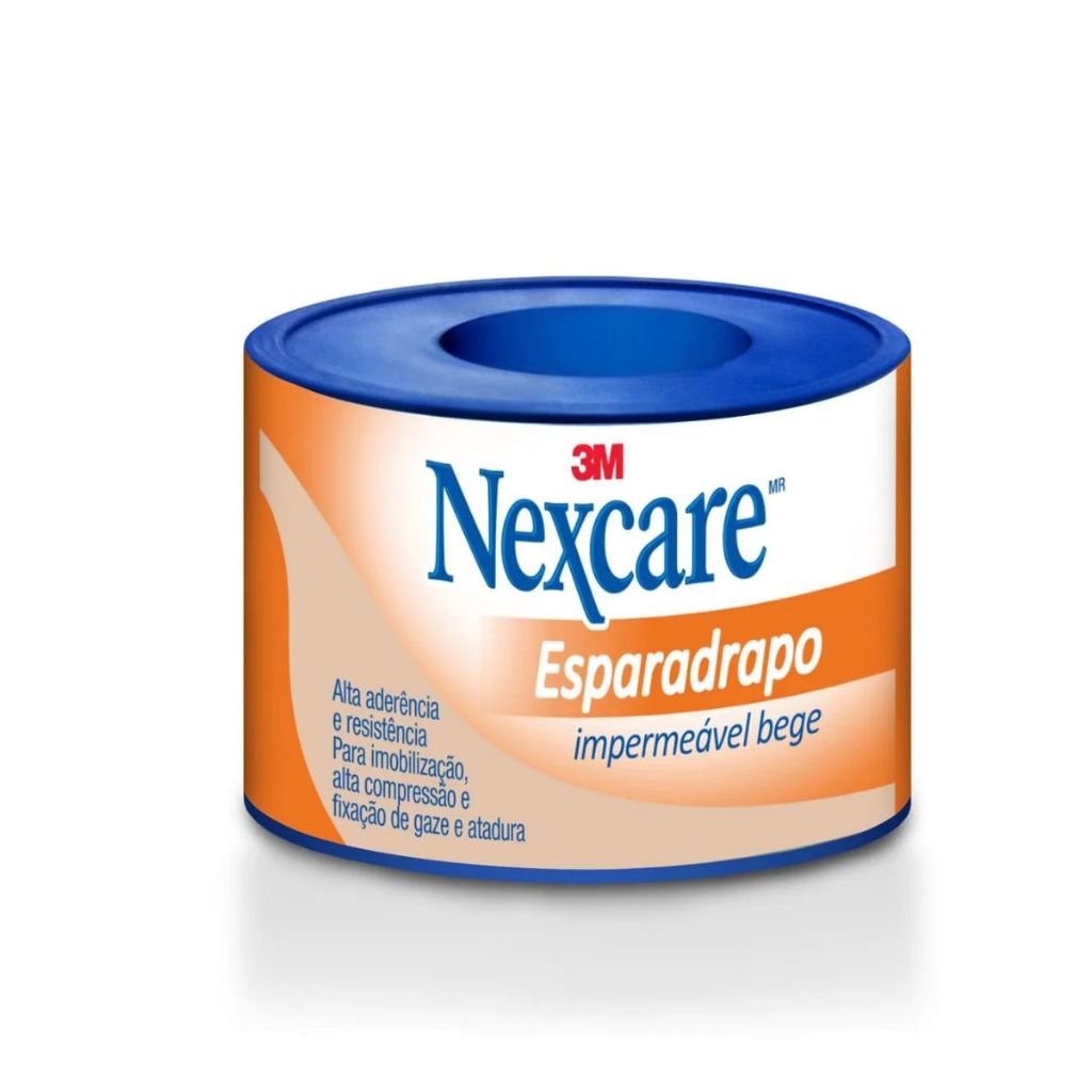 Esparadrapo Impermeável Bege 25Mmx3M Nexcare em Oferta na Shopee
