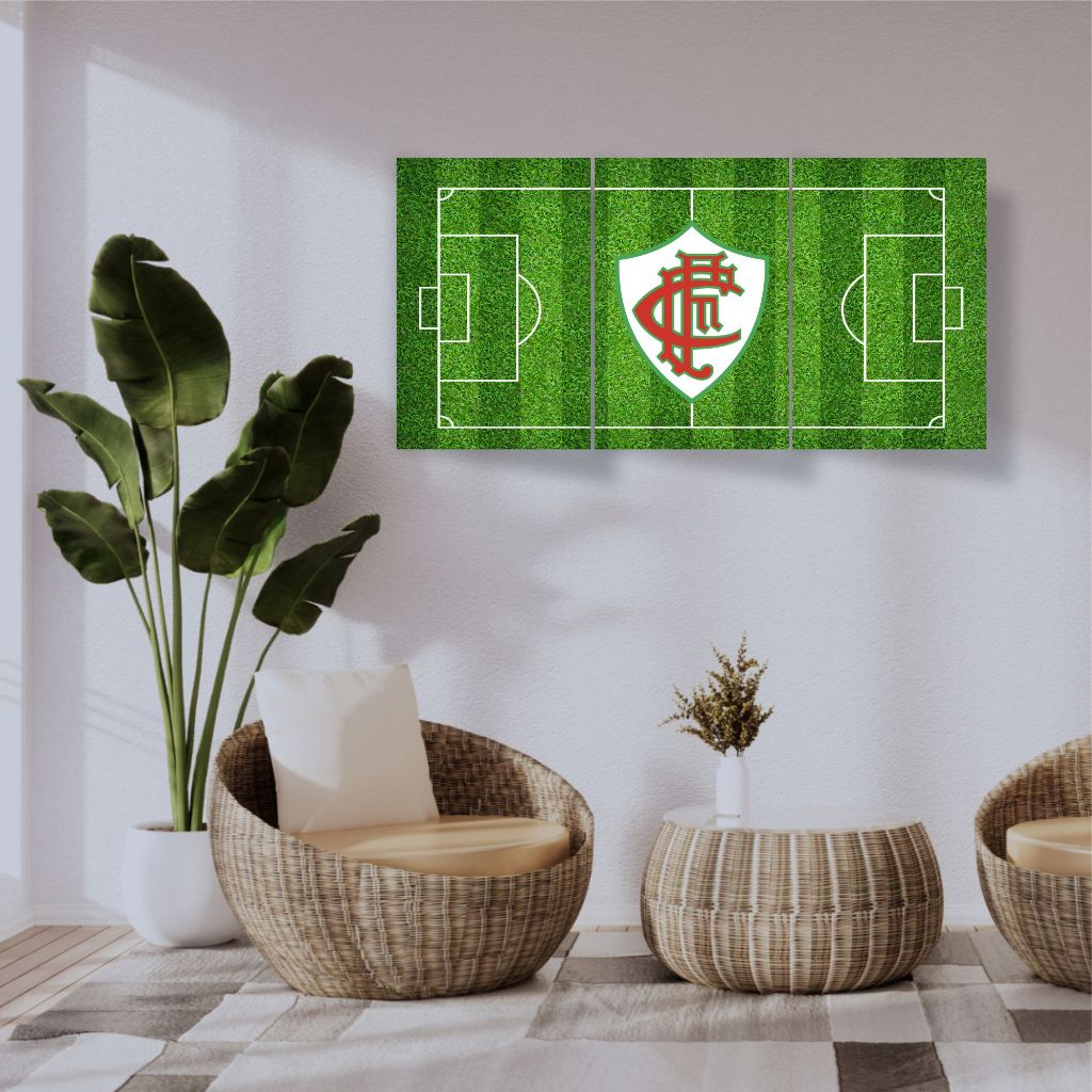 KIT 3 QUADROS FLUMINENSE - DECORAÇÃO FLUMINENSE - MEDIDA 20X30 CADA
