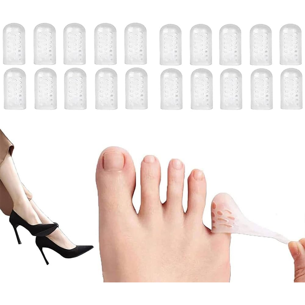 Kit Dedeiras de Pé em Silicone Proteção, Conforto Alívio para Calos, Unhas Encravadas e Atrito nos Dedos kit Ortopédico