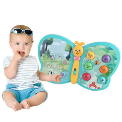 Borboleta Interativa Musical Educativa Com luz e Estimuladores Para Bebes
