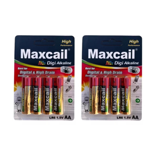 Pilha Alcalina AAA/AA Palito/Pequena Maxcail Com 8 Unidades Dura Mais em Oferta na Shopee