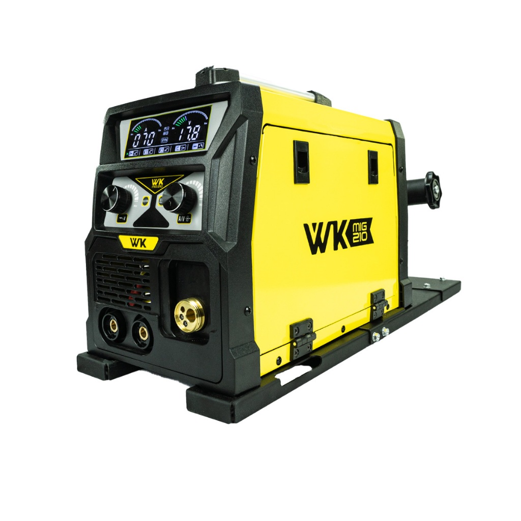 Máquina de Solda Multiprocesso WK MIG 210A 220V MIG com/sem gás MMA TIG LIFT + Suporte Arame 18kg Pró Euro em Oferta na Shopee
