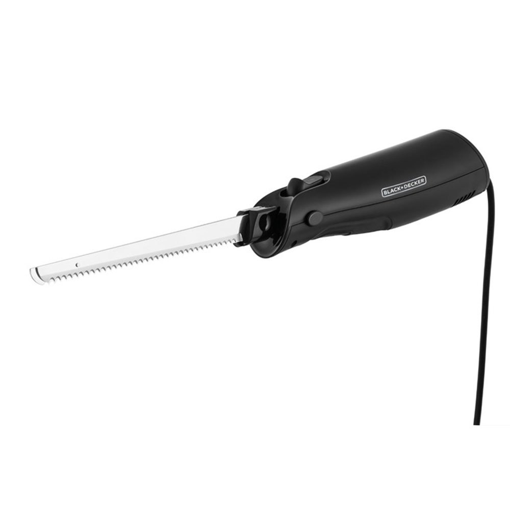 FACA ELÉTRICA COM LÂMINA REMOVÍVEIS BLACK DECKER 120W PRETA 220V · foto 2