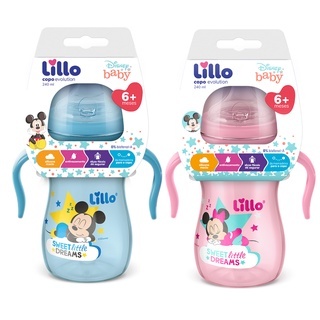 Copo de Treinamento C/Alça Evolution Disney 240ml  +6m Lillo
