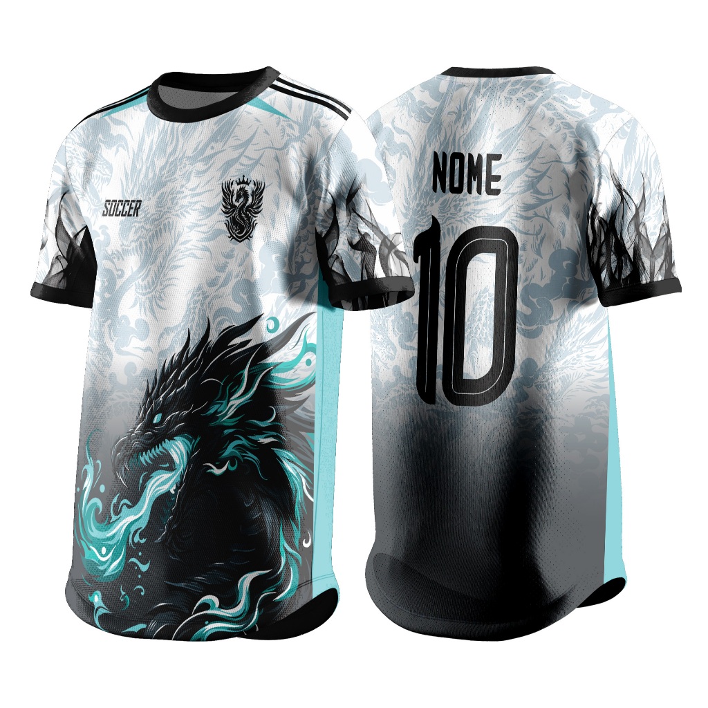 Camisa de uniforme para interclasse/jogos internos/futebol personalizada com nome e numero mod 302